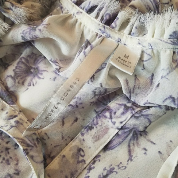 LC Laurel Conrad Chiffon Tunic - Picture 6 of 8